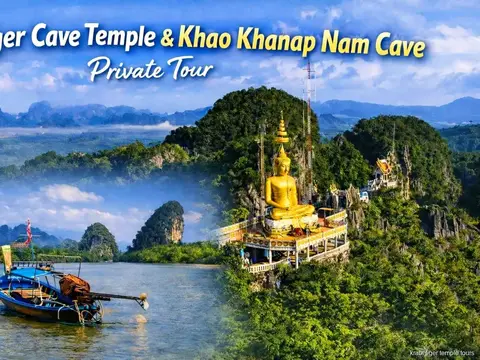 Private Tour: Tiger Cave Temple and Khao Khanab Nam: tour scene in Krabi