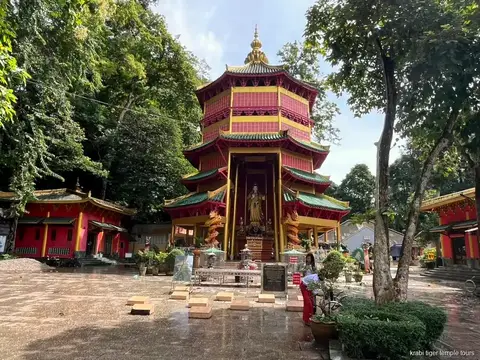 Tiger Cave Temple, Waterfall and Night Market Tour: tour highlights